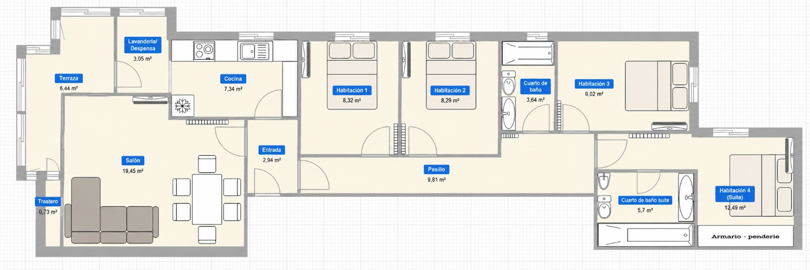 PISO DE 4 HABITACIONES EN VENTA EN PARLA – ZONA REYES CATÓLICOS — Casalia Inmobiliaria, Parla (foto 27 de 27)
