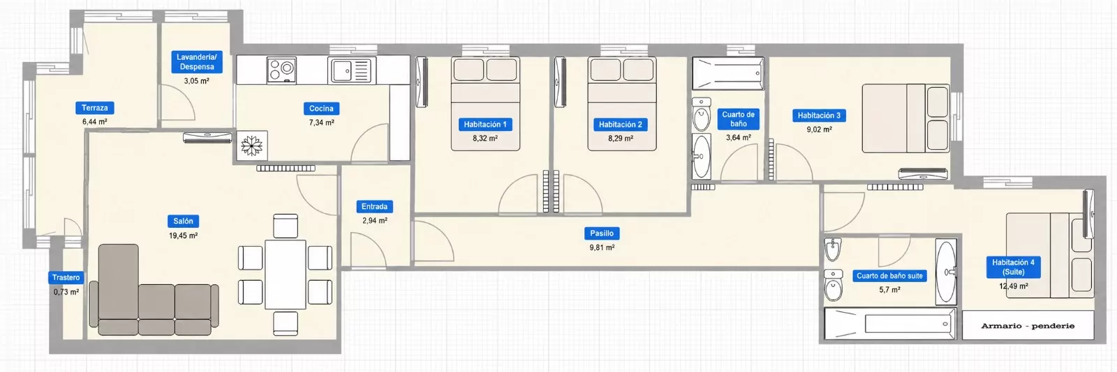 ÁTICO DE 4 HABITACIONES EN VENTA EN PARLA – ZONA REYES CATÓLICOS — Casalia Inmobiliaria, Parla (foto 27 de 27)